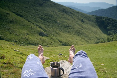 Aşa se bea o cafea bună / Creasta Oslei, Oslea, Muntii Valcan, Gorj, Hunedoara